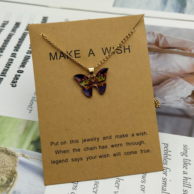 Butterfly Pendant Necklace