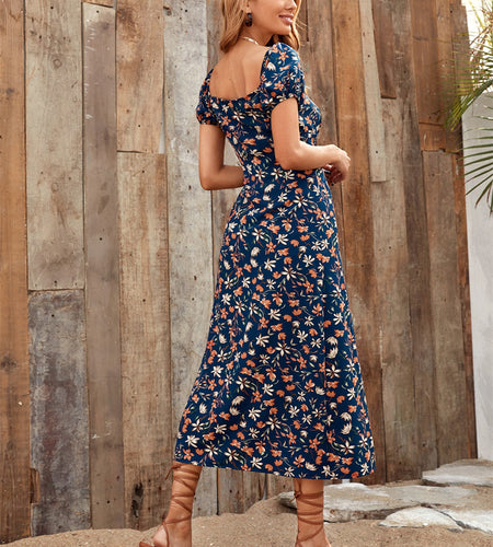 Floral Split Dress